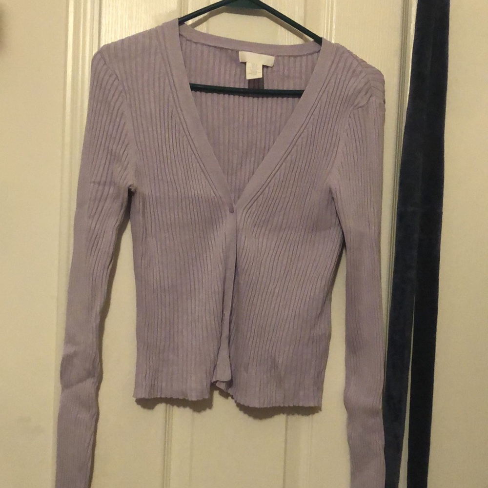 Rib-Knit Cardigan - Picture 5 of 5